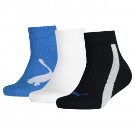 чорапи,детски,чорапи,puma,bwt,quarter,short,socks,3,pairs,navy,white,strong,blue,(multicolor)