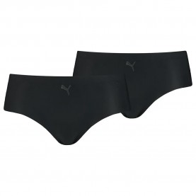 дамско,бельо,дамски,бикини,и,танкини,puma,seamless,hang,hipster,panties,2,units,black,(black)