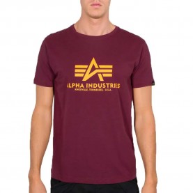 тениска,мъжки,тениски,alpha,industries,basic,short,sleeve,t,shirt,burgundy,(red)