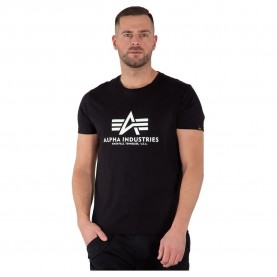 Тениска Alpha industries Basic Kryptonite short sleeve T-shirt - Black (Black) тениска,мъжки,тениски,alpha,industries,basic,kryptonite,short,sleeve,t,shirt,black,(black)