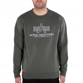 блуза,мъжки,пуловери,alpha,industries,basic,embroidery,sweatshirt,green