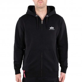блуза,мъжки,пуловери,alpha,industries,basic,sl,full,zip,sweatshirt,black