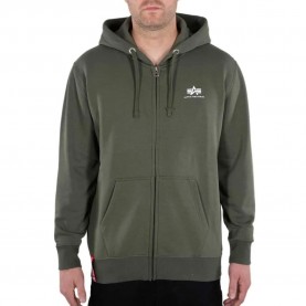 блуза,мъжки,пуловери,alpha,industries,basic,sl,full,zip,sweatshirt,dark,olive,(green)
