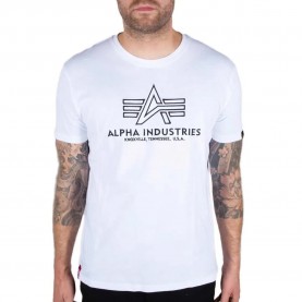 тениска,мъжки,тениски,alpha,industries,basic,embroidery,short,sleeve,t,shirt,white,(white)