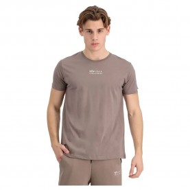 Тениска Alpha industries Organics EMB short sleeve T-shirt - Brown (Organic Brown) тениска,мъжки,тениски,alpha,industries,organics,emb,short,sleeve,t,shirt,brown,(organic,brown)