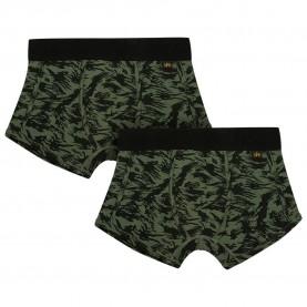 Боксерки Alpha industries Graphic All Over Print boxers 2 units - Green (Dark Green / Black) боксерки,мъжко,бельо,alpha,industries,graphic,all,over,print,boxers,2,units,green,(dark,green,black)