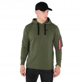 суичър,мъжки,пуловери,alpha,industries,x,fit,hoodie,green