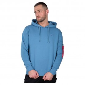 суичър,мъжки,пуловери,alpha,industries,x,fit,hoodie,airforce,blue,(blue)