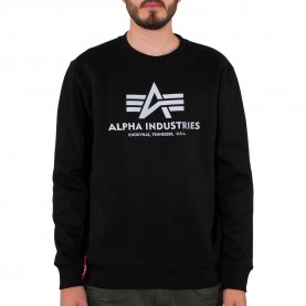 блуза,мъжки,пуловери,alpha,industries,basic,rainbow,reflective,print,sweatshirt,black
