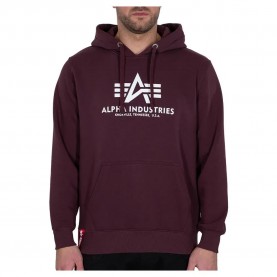 суичър,мъжки,пуловери,alpha,industries,basic,hoodie,deep,maroon,(purple)