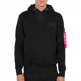 суичър,мъжки,пуловери,alpha,industries,red,stripe,hoodie,black