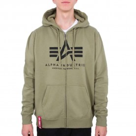 блуза,мъжки,пуловери,alpha,industries,basic,full,zip,sweatshirt,olive,(green)