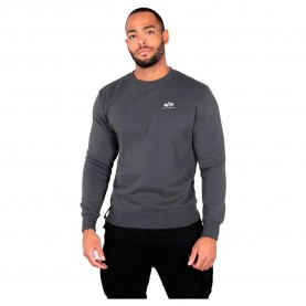 блуза,мъжки,пуловери,alpha,industries,basic,small,logo,sweatshirt,grey