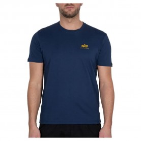тениска,мъжки,тениски,alpha,industries,basic,small,logo,short,sleeve,t,shirt,new,navy,(blue)