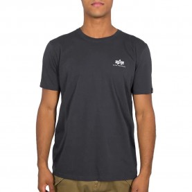 тениска,мъжки,тениски,alpha,industries,basic,small,logo,short,sleeve,t,shirt,iron,grey,(grey)