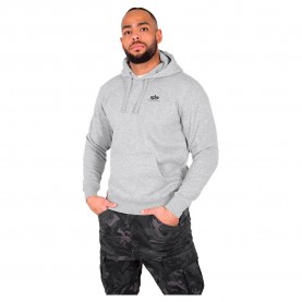 суичър,мъжки,пуловери,alpha,industries,basic,small,logo,hoodie,grey,heather,(grey)