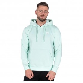 суичър,мъжки,пуловери,alpha,industries,basic,small,logo,hoodie,mint,(green)