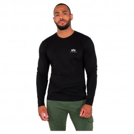тениска,мъжки,тениски,alpha,industries,basic,small,logo,long,sleeve,t,shirt,black,(black)