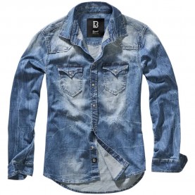 риза,с,дълъг,ръкав,мъжки,ризи,brandit,riley,denim,long,sleeve,shirt,blue,(denim,blue)