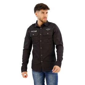 риза,с,дълъг,ръкав,мъжки,ризи,brandit,luis,vintage,long,sleeve,shirt,black,(black)