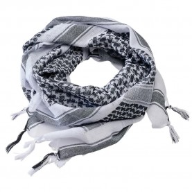 шал,ръкавици,шапки,и,шалове,brandit,shemag,scarf,white,black,(grey)