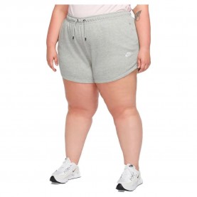 Къси панталони Nike Sportswear Plus Size shorts - Grey (Dk Grey Heather / White) къси,панталони,дамски,панталони,nike,sportswear,plus,size,shorts,grey,(dk,grey,heather,white)