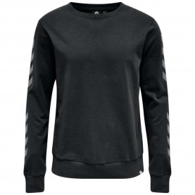 блуза,дамски,блузи,hummel,legacy,chevron,sweatshirt,black,(black)