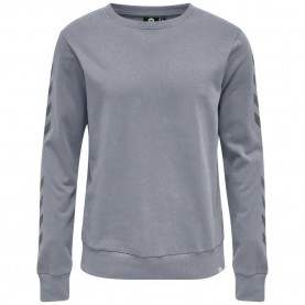 блуза,дамски,блузи,hummel,legacy,chevron,sweatshirt,grey,melange,(grey)