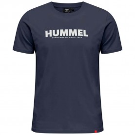 тениска,мъжки,тениски,hummel,legacy,short,sleeve,t,shirt,blue,nights,(blue)