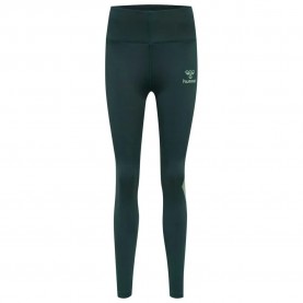 клин,дамски,клинове,дамски,чорапогащи,и,клинове,hummel,paris,high,waist,leggings,darkest,spruce,(green)