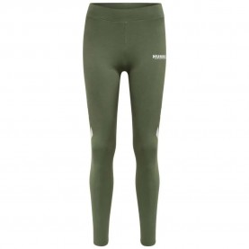 клин,дамски,клинове,дамски,чорапогащи,и,клинове,hummel,legacy,high,waist,leggings,beetle,(green)