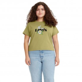 тениска,дамски,тениски,levi´s,®,graphic,varsity,short,sleeve,t,shirt,green,(daisy,mv,logo,lim)