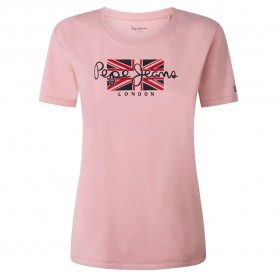 тениска,дамски,тениски,pepe,jeans,zaidas,short,sleeve,t,shirt,pink,(soft,pink)