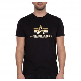 тениска,мъжки,тениски,alpha,industries,basic,foil,print,short,sleeve,t,shirt,black,(black,yellow,gold)