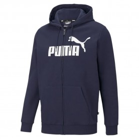 суичър,мъжки,пуловери,puma,essental,big,logo,hoodie,blue,(peacoat)