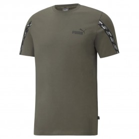 тениска,мъжки,тениски,puma,power,tape,short,sleeve,t,shirt,green,(grape,leaf)