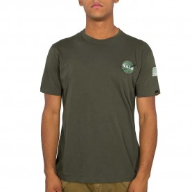 тениска,мъжки,тениски,alpha,industries,space,shuttle,short,sleeve,t,shirt,dark,green,(green)