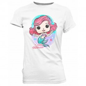 тениска,детски,тениски,funko,disney,pop!,ariel,short,sleeve,t,shirt,white,(white)