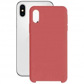 други,аксесоари,ksix,iphone,x,xs,silicone,phone,case,red