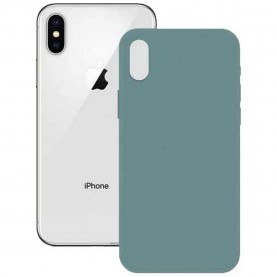 други,аксесоари,ksix,iphone,x,xs,silicone,phone,case,green