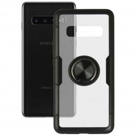 други,аксесоари,ksix,samsung,galaxy,s10,silicone,phone,case,clear,black,(clear)