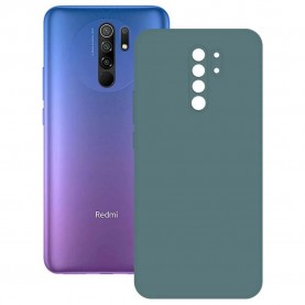 други,аксесоари,ksix,xiaomi,redmi,9,silicone,phone,case,green,(green)
