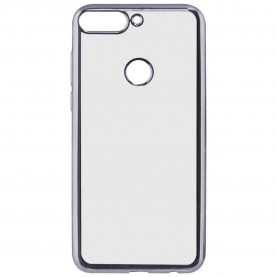други,аксесоари,ksix,huawei,y7,2018,silicone,phone,case,grey,(clear)