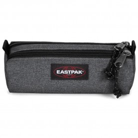 канцеларски,принадлежности,eastpak,benchmark,double,pencil,case,black,denim,(grey)
