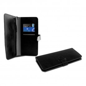 други,аксесоари,ksix,universal,wallet,5.5´´,silicone,phone,case,black,(black)