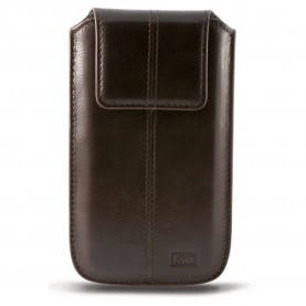 други,аксесоари,ksix,leather,gold,apollo,l,phone,cover,brown,(brown)