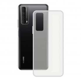 други,аксесоари,contact,huawei,p,smart,2021,silicone,phone,case,clear,(clear,black)
