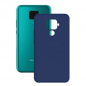 други,аксесоари,contact,huawei,mate,30,lite,silicone,phone,case,blue,(blue)