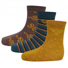 чорапи,детски,чорапи,hummel,alfie,long,socks,3,pairs,multicolor,(twilight,mauve)