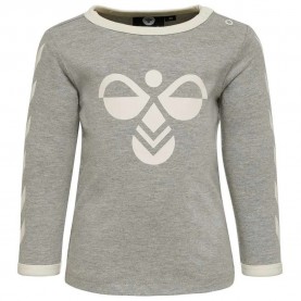 тениска,детски,тениски,hummel,flipper,long,sleeve,t,shirt,grey,(grey,melange)